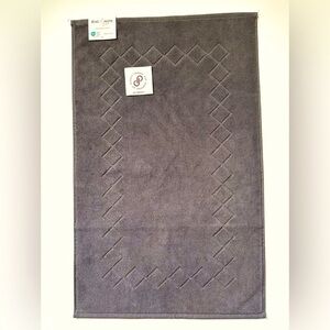 🎁ENCHANTE Home Gracious Bath Mat - Anthracite - 100% Turkish Cotton - 20” x 32”